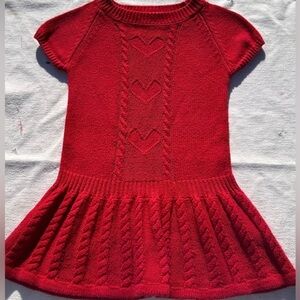 WonderKids‎ Red Knitted Dress Size 2T